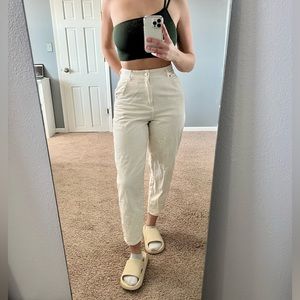 H&M Cream Colored Pants